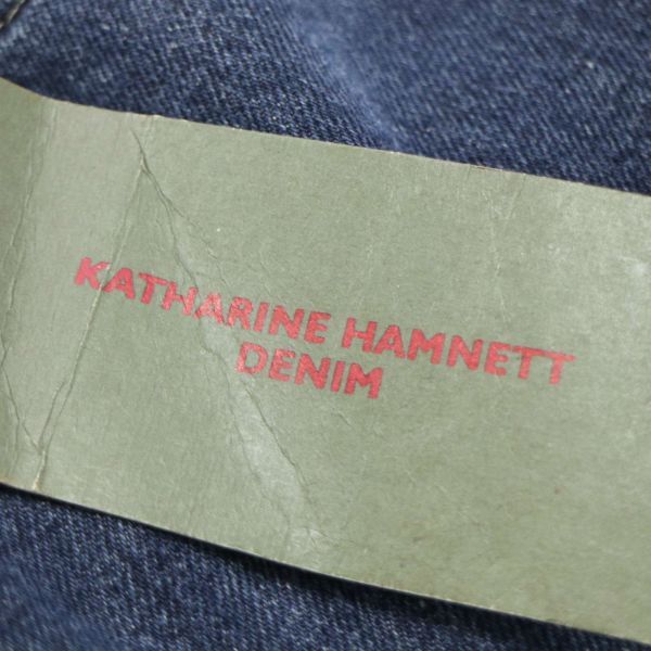 【希少!90s 未使用】 KATHARINE HAMNETT DENIM キャサリン ハムネット デニム パンツ ジーンズ Sz.S　レディース ビンテージ　K4B00075_1#R_画像8