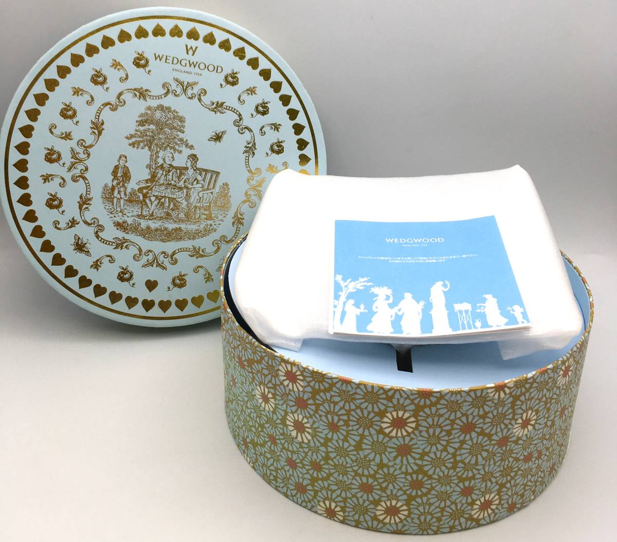 7953K☆未使用品 WEDGWOOD カップ&ソーサー カップ&ソーサ ウエッジウッド バタフライ 蝶々 カラフル _画像7