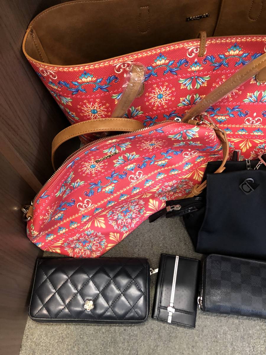 【B-01】ブランド バッグ まとめ ルイヴィトン グッチ フェラガモ コーチ ディーゼル 等 長財布 12点 GUCCI COACH Louis Vuitton_画像2