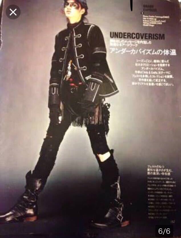 入手困難 希少 アンダーカバー undercover 05aw arts&crafts期 レザーブーツ but scab 68 85 ハンバーガー ジョニオ_画像1