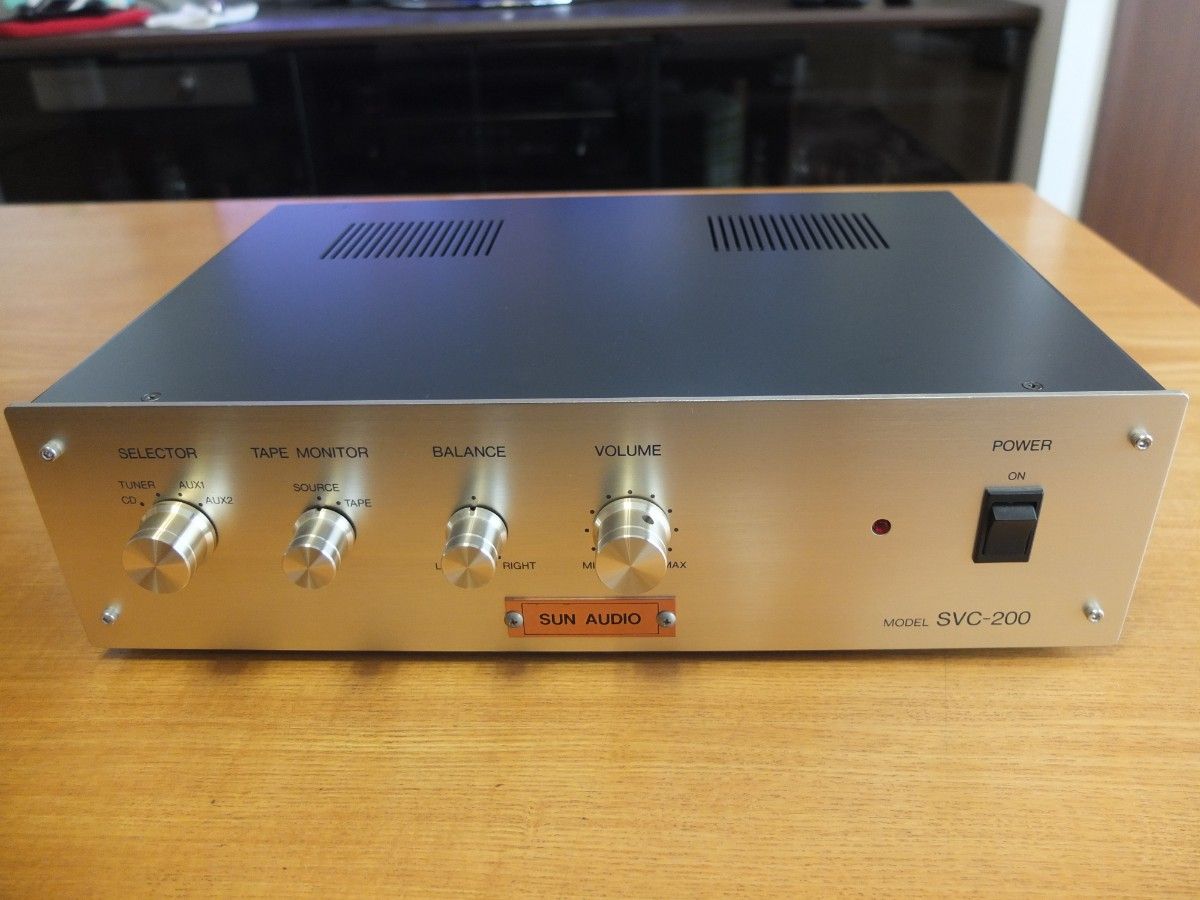 サンオーディオ 真空管プリアンプ SUN AUDIO SVC-200 高級部品 サンオーディオ 真空管プリアンプ SUN AUDIO SVC-200 高級部品