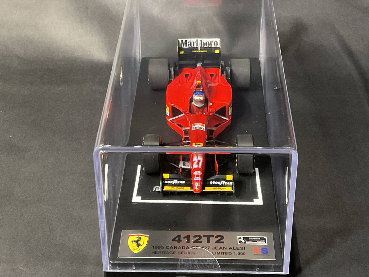 【画像変更】1/43 ルックスマート フェラーリ412T2 Canada GP 1995 Winner #27 J.アレジ_画像8