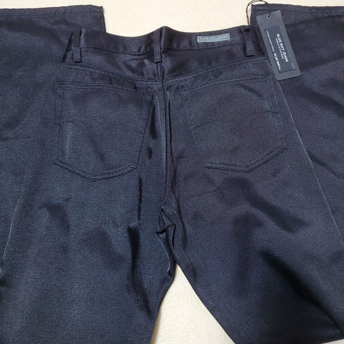 新品　BLUE WAY　JEANS パンツ　S　黒