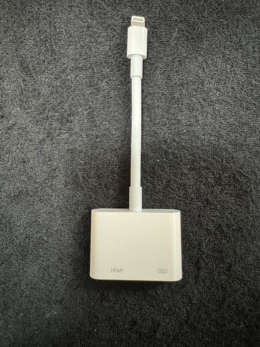 Apple 純正 Lightning Digital AVアダプタ MD826AM/A HDMI変換ケーブル_画像1