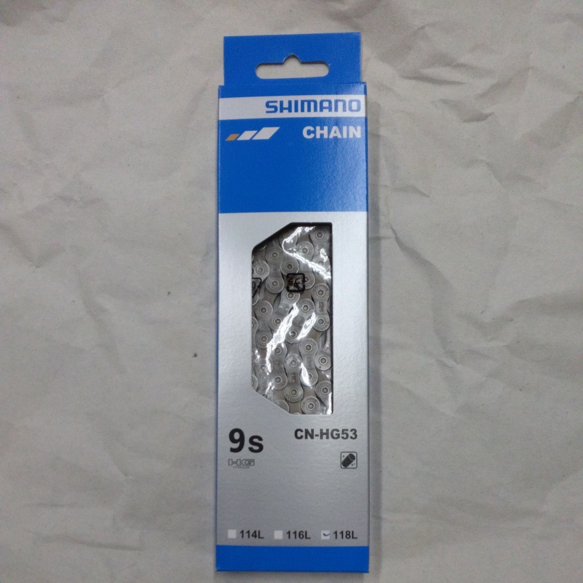 シマノ（SHIMANO）CN-HG53 9S 118L ICNHG53118IG_画像1