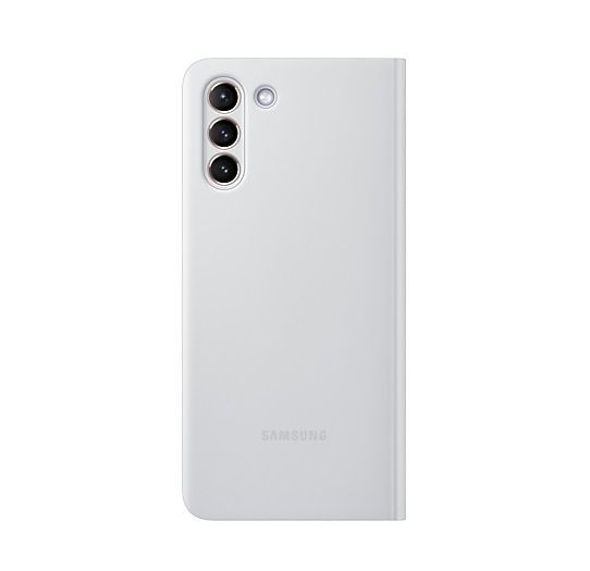 【訳】Galaxy S21+ Puls 5G ◆ SMART CLEAR VIEW COVER/ライトグレイ [Samsung 純正ケース 並行輸入品] カバー_画像2