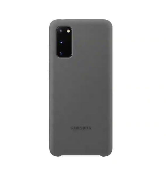 Galaxy◆ S20 Silicone Cover/グレイ シリコーン ケース カバー[Samsung純正 並行輸入品] Aの画像1