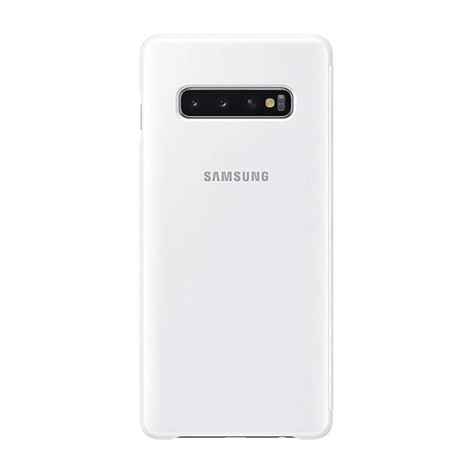 【ジャンク】Galaxy S10 ◆ CLEAR VIEW COVER カバー【海外版純正】ホワイト Samsung ロゴ オフィシャル【並行輸入品】_画像2