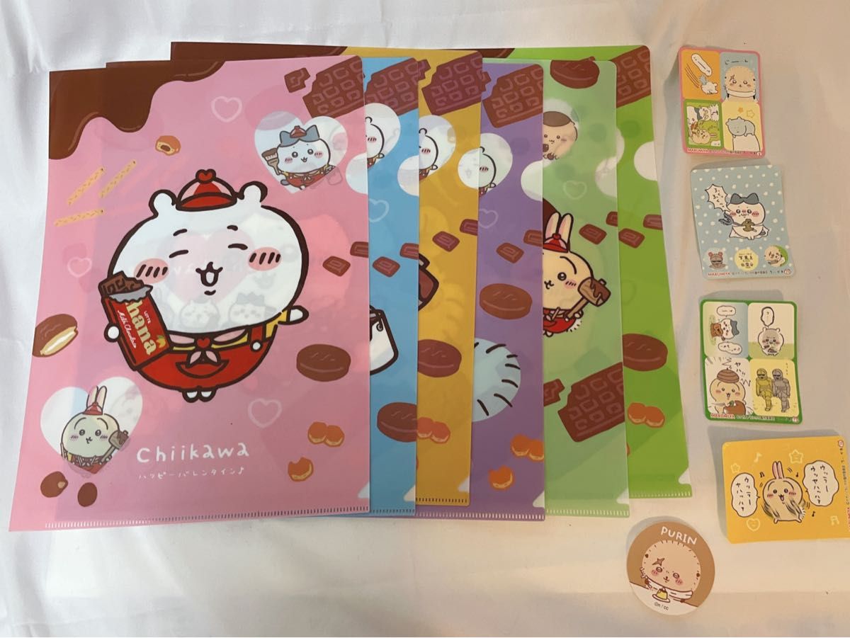 ちいかわ ファミマ クリアファイル全6種 丸美屋他 シール5種 ちいかわ ファミマ クリアファイル全6種 丸美屋他 シール5種
