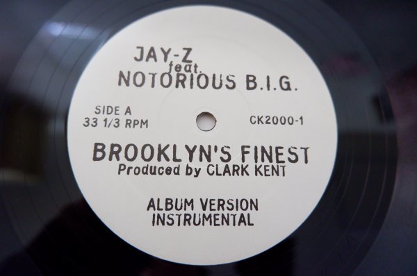 T2-182＜12inch/US盤/美盤＞Jay-Z Feat. Notorious B.I.G. / Brooklyn's Finest_画像1