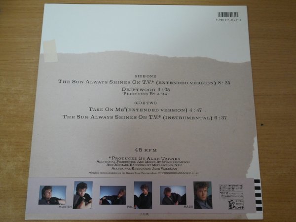 X2-036＜帯付/45回転/プロモ/美品＞a-ha / 45R.P.M.CLUB - ミニ・アルバム -_画像2