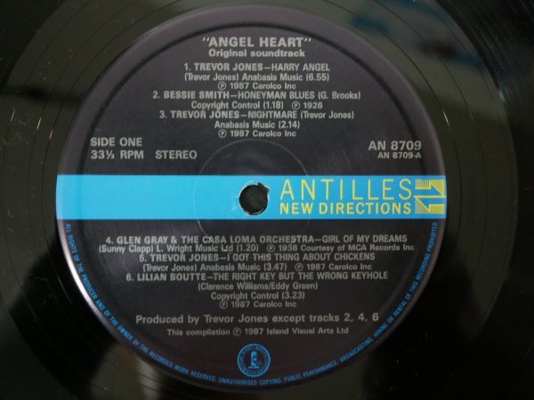 X2-347＜LP/サントラ/AN8709/美盤＞「Angel Heart」_画像4