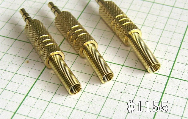  control number =3L029 original work cable for φ3.5mm stereo Mini plug #1155 3 piece set 