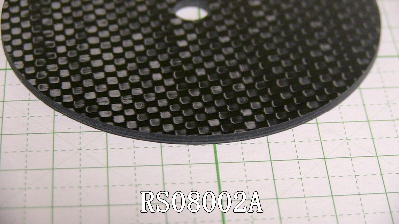 管理番号＝3F222  レコードスタビライザー 炭素繊維（ドライカーボン）製 φ80mm×2mm  RS08002A の画像3