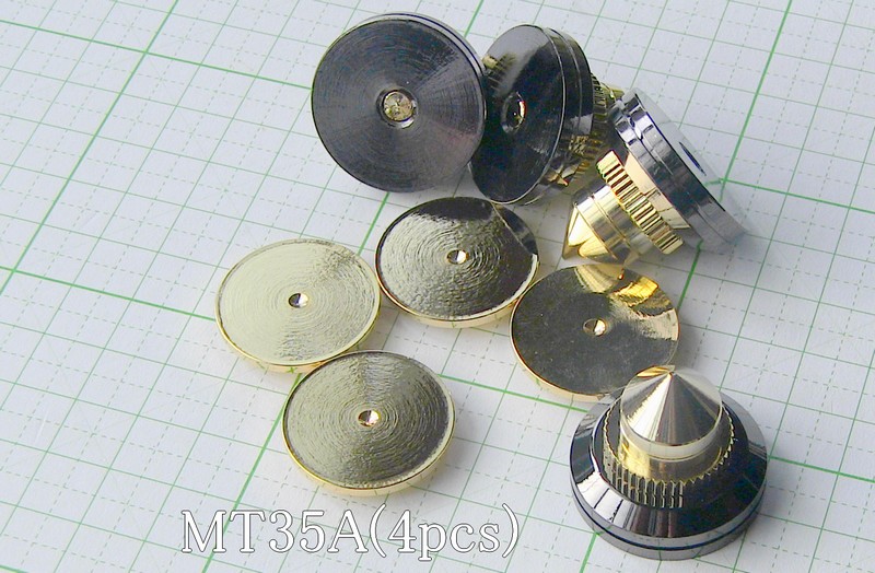 管理番号＝3D366　　　　金属製(真鍮製)インシュレーター 　　MT35A　　　4 個セット　_画像6