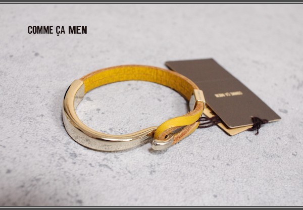Новый ком Samel Metal Metal Bracelet Yamabuki Color (Yellow Learn)/Цена 11 000 иен/Comme CA Men/Bangle