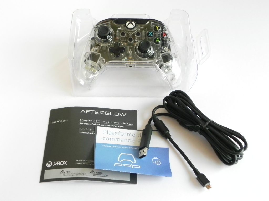 Xbox Series X/S アフターグロー 有線コントローラー 3m 社外品_画像3
