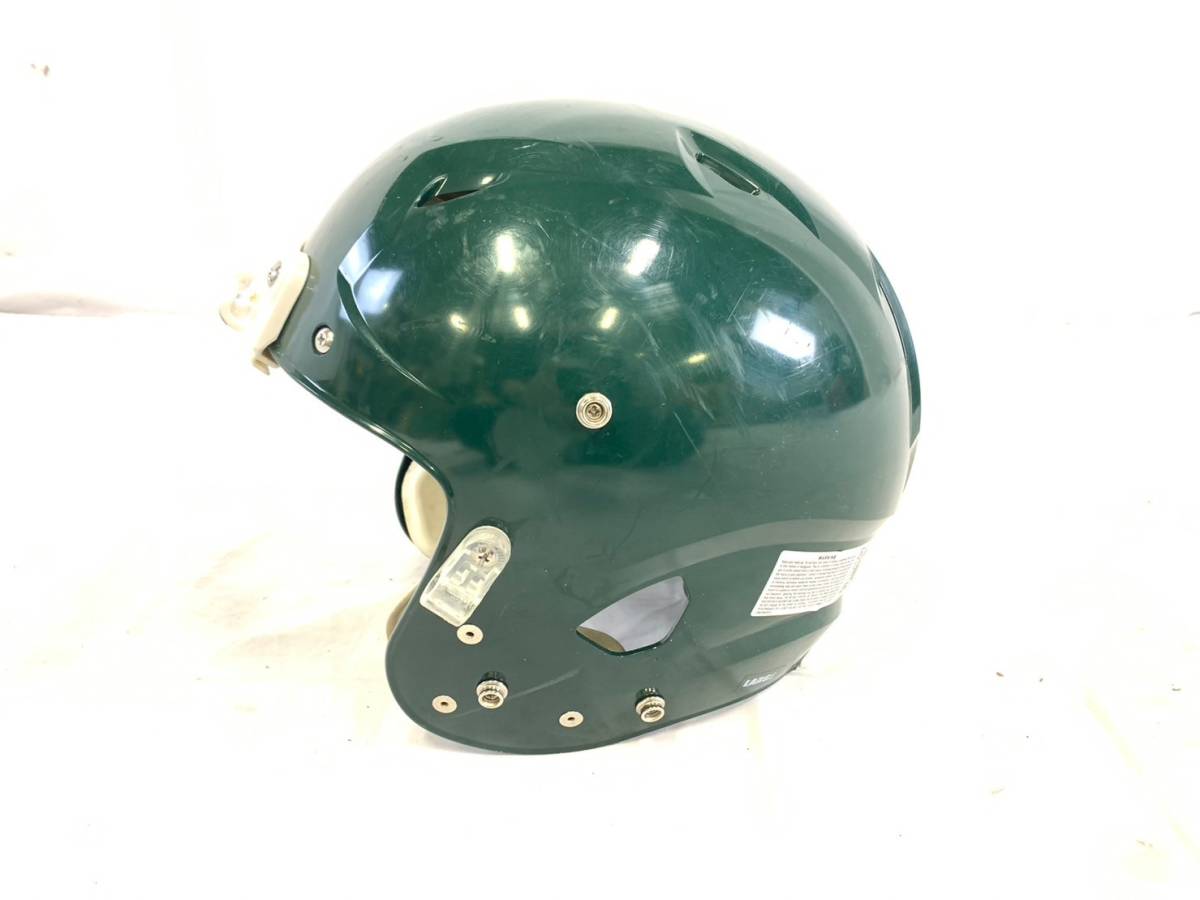  【アメリカ製】SCHUTT アメリカンフットボールヘルメット Vengeance VTD II Lサイズ ダークグリーン 米軍放出品(100)MA18NK-4#24_画像5