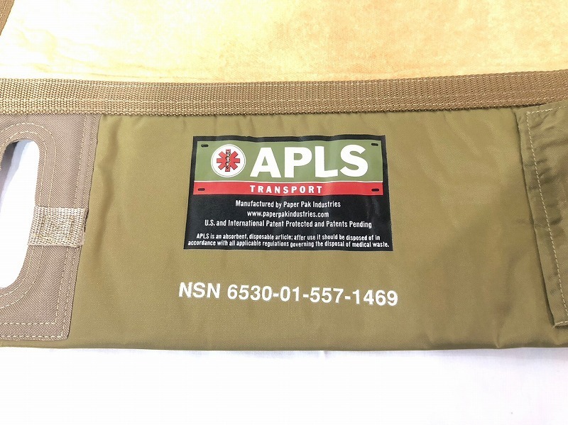 【米軍放出品】☆未使用品 ポータブル担架 タンカ レスキュー 防災 緊急搬送 APLS トランスポート ミリタリー (100) ☆CA5Z_画像4