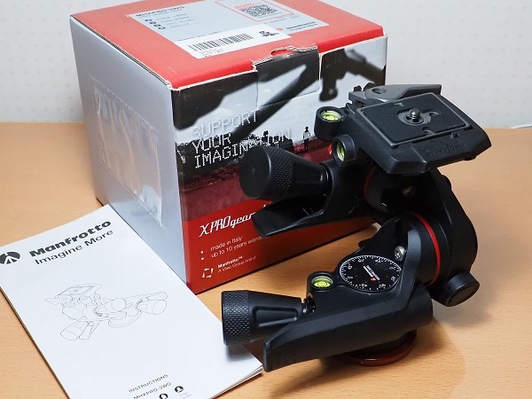 Manfrotto マンフロット ギア雲台 MHXPRO-3WG 【KZ401】_画像1