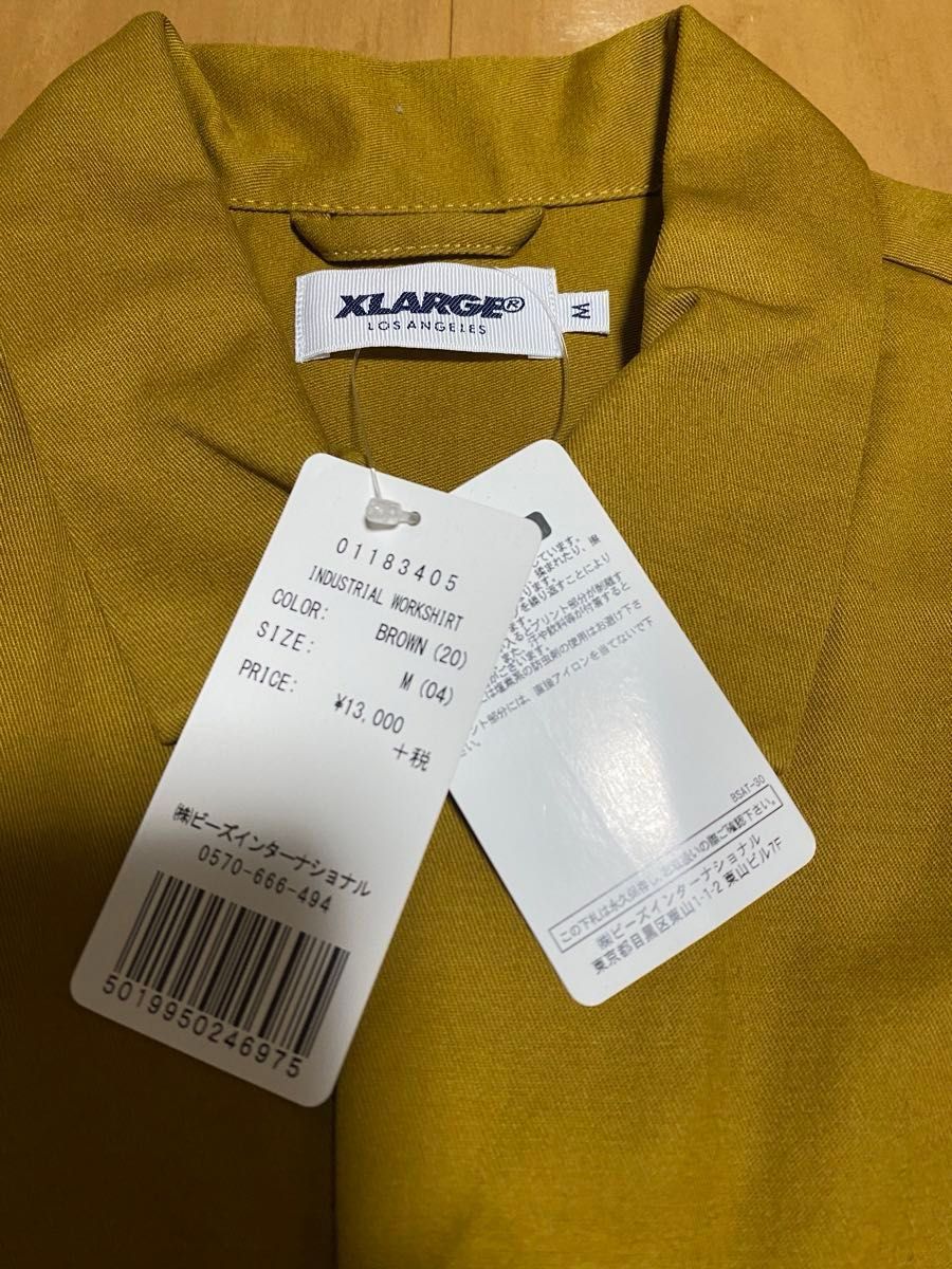 【未使用品】XLARGE  エクストララージ　ワークシャツ　ジャケット　M