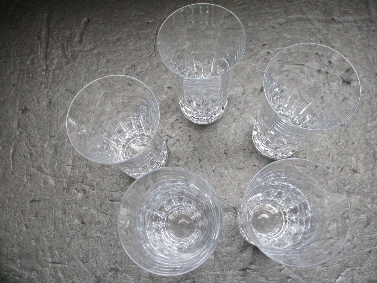 【未使用・箱入】ボヘミア 一口ビールセット 5客 チェコ共和国製 ボヘミア グラス タンブラー BOHEMIA GLASS ビアグラス ビールグラス レアの画像6