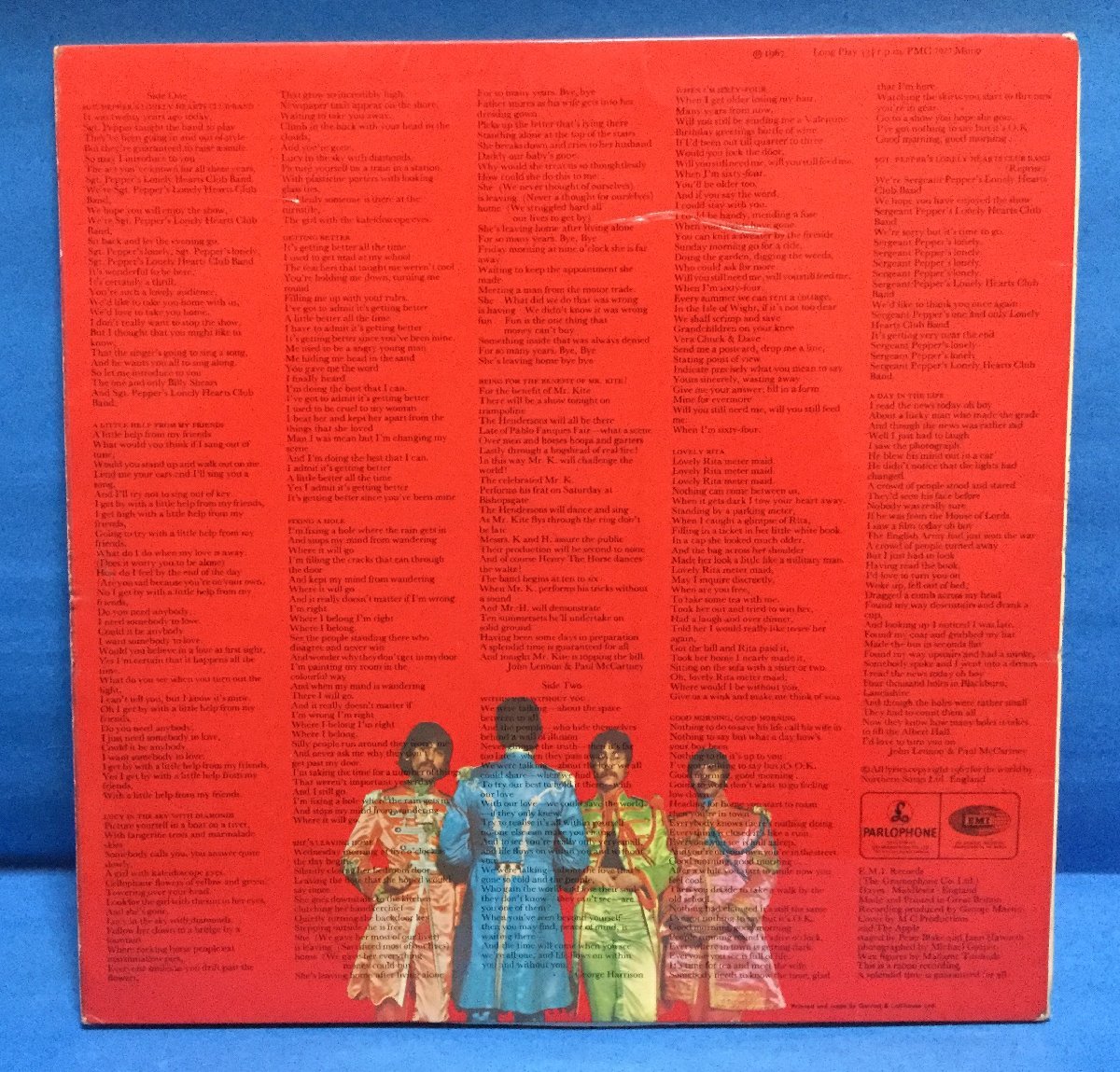 LP 洋楽 The Beatles / Sgt. Pepper's Lonely Hearts Club Band 英盤 mono 1/1 オリジナル_画像5