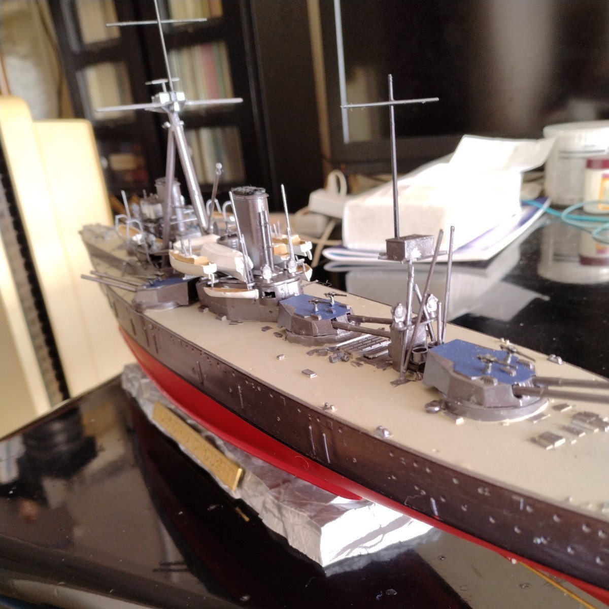 イギリス戦艦　ドレットノート　完成品_画像5