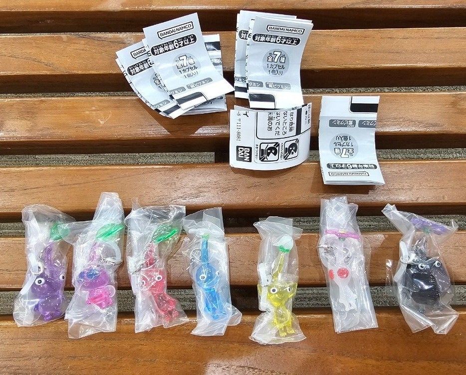 ピクミン めじるしアクセサリー ガチャガチャ コンプリート ピクミン めじるしアクセサリー ガチャガチャ コンプリート