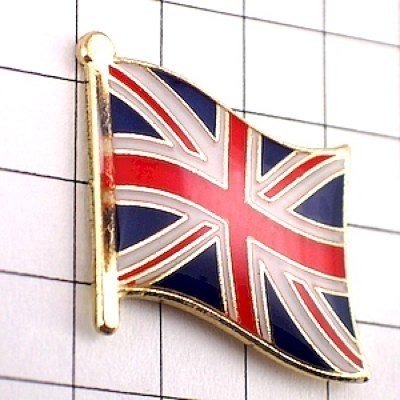 ピンバッジ◆イギリス 国旗デラックス薄型キャッチ付き ユニオンジャック 英国 UK 王室旗 ピンズ ENGLAND UNITED-KINGDOM FLAG_画像2