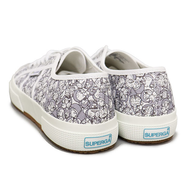 SUPERGA (スペルガ) ドラえもん 2750 I'm Doraemon S4138FW キャンバス スニーカー WHITE-GRAY SPG050 38-約24.0cm_SUPERGA