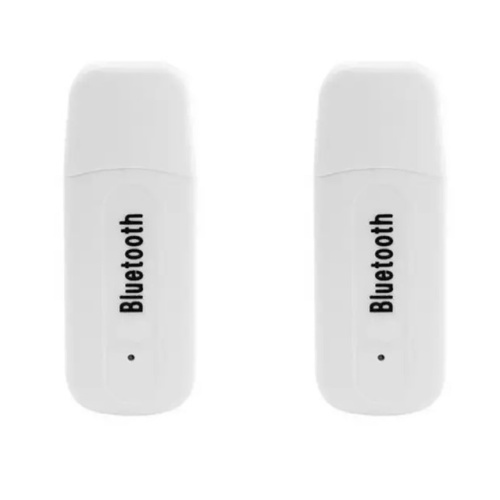 2個セット Bluetoothレシーバー　オーディオ USB式 アダプター ブルートゥース レシーバー ワイヤレス ホワイト_画像1