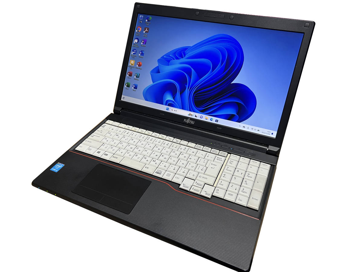 高速良品 2014年製 第4世代 Core i5-4300M メモリ8GB◆新SSD240GB 15.6インチノートPC Windows11/Office2021Pro/FUJITSU A574/H