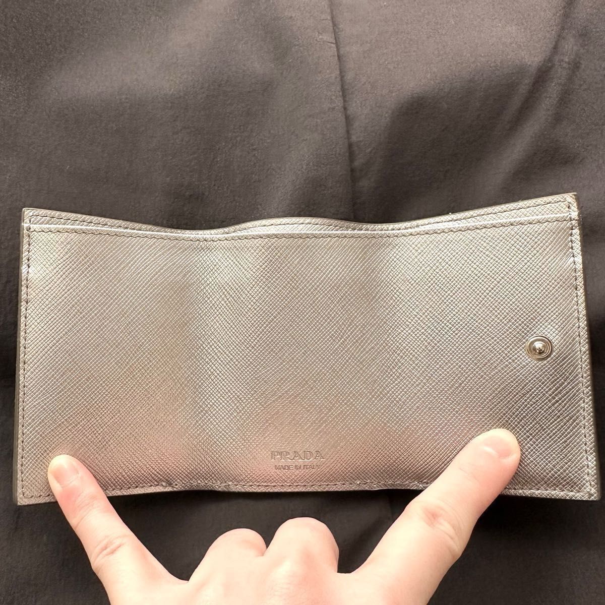 PRADA プラダ 財布 三つ折り サフィアーノ ミニ財布 コンパクト PRADA プラダ 財布 三つ折り サフィアーノ ミニ財布 コンパクト