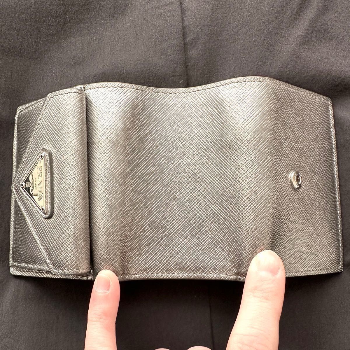 PRADA プラダ 財布 三つ折り サフィアーノ ミニ財布 コンパクト PRADA プラダ 財布 三つ折り サフィアーノ ミニ財布 コンパクト