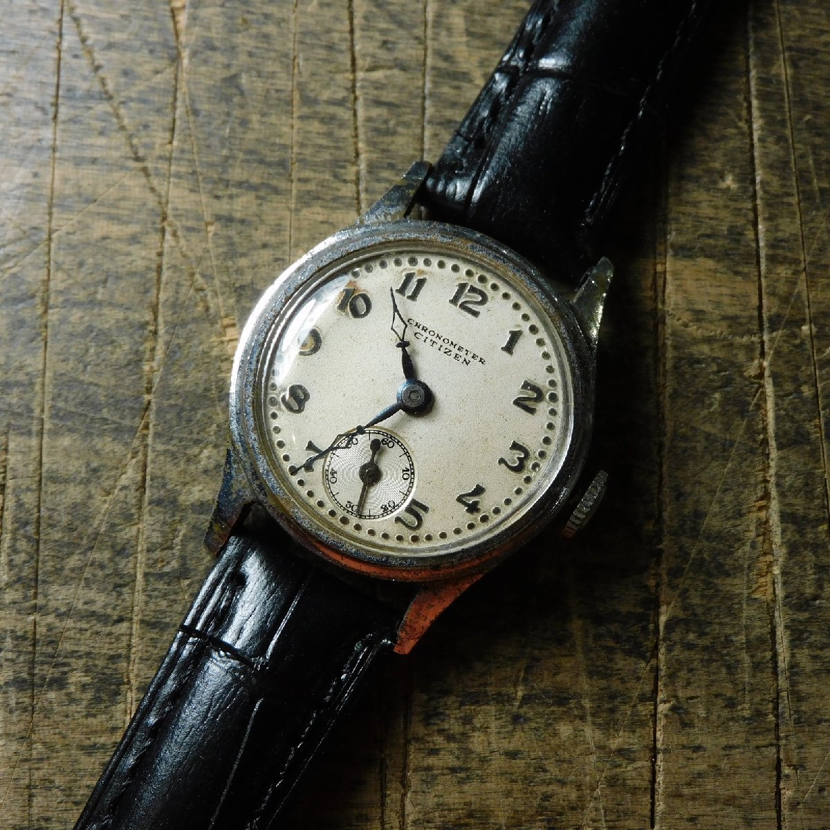 CITIZEN スモセコ 手巻き オールドウォッチ HK-a-03321 / シチズン アンティーク ウォッチ 腕時計