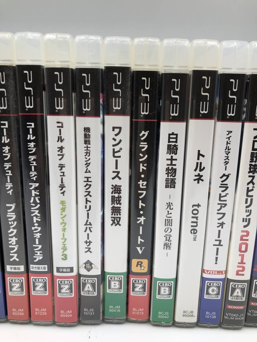 【中古・ジャンク】：プレステ3 PS3ソフト まとめ売り 24本セット 動作未確認 コールオブデューティ ウイニングイレブン （20240112）_画像3