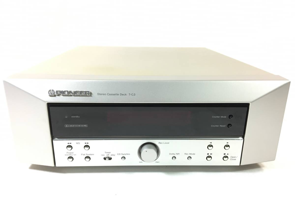 PIONEER T-C3 オートリバース カセットデッキ キャプ PIONEER T-C3 オートリバース カセットデッキ キャプ