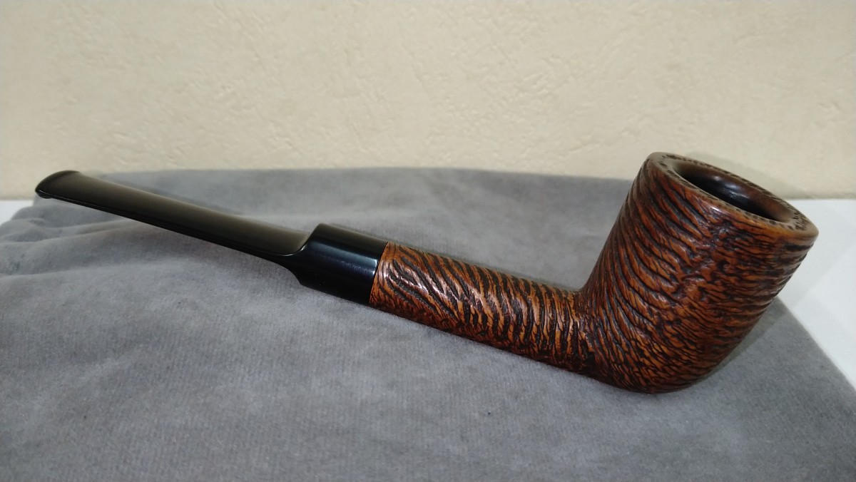 Sasieni FOUR DOT RUSTIC LONDON MADE 'VICTORIA' S MADE IN ENGLAND Saddle Dublin, Estate Pipe 喫煙具 パイプ _画像2