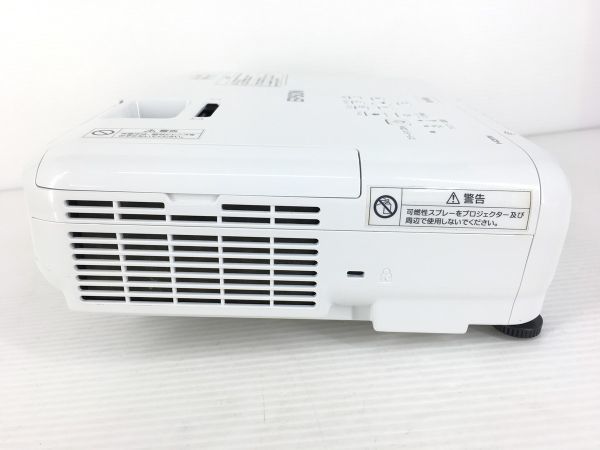 【ランプ時間：高0h 低303h】EPSON EB-W05 ビジネスプロジェクター 高輝度3300lm リモコン・バッグ等付 動作確認【送料無料】_画像4