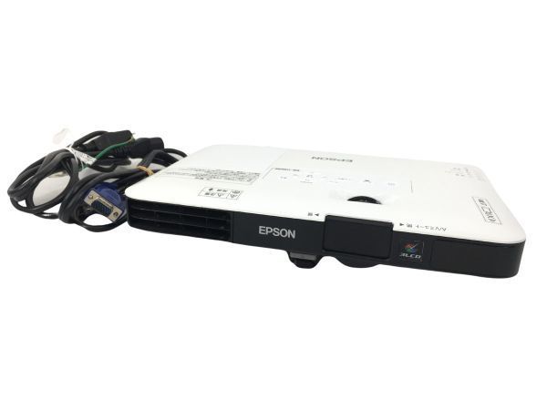 EPSON EB-1780W ビジネスプロジェクター ランプ使用時間：高84h 低0h 高輝度3000lm リモコン・VGAケーブル付 動作確認【送料無料】_画像2