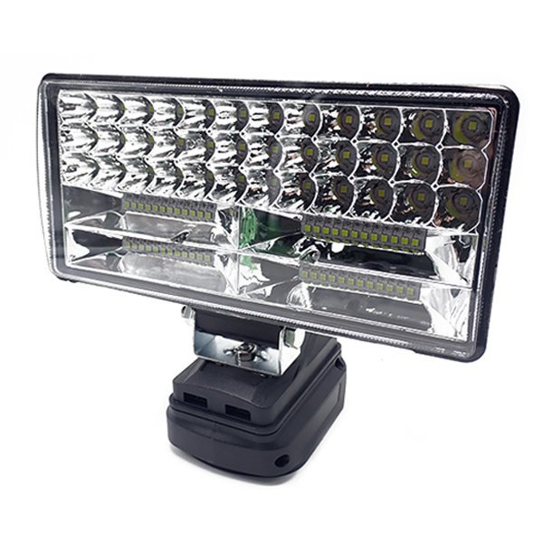 高輝度LED投光器 180W ８インチ LED ワークライト USBポート２口搭載 USB充電可 18v 作業灯 キャンプ 照明 防犯対策 マキタバッテリー対応_画像1