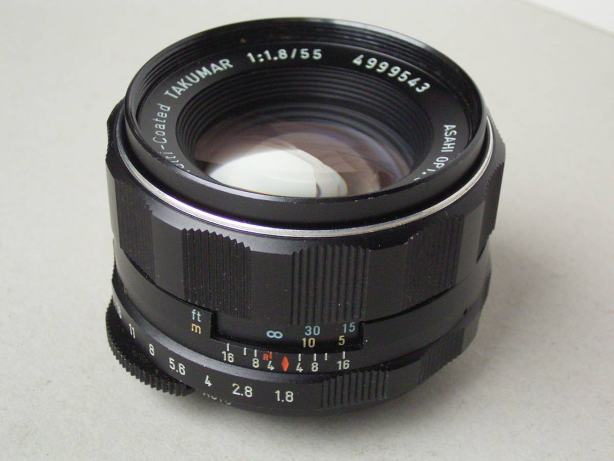 外観美品級！Pentax ペンタックス SMC Takumar 55mm f/1.8 タクマー （ M42スクリューマウント）_画像5