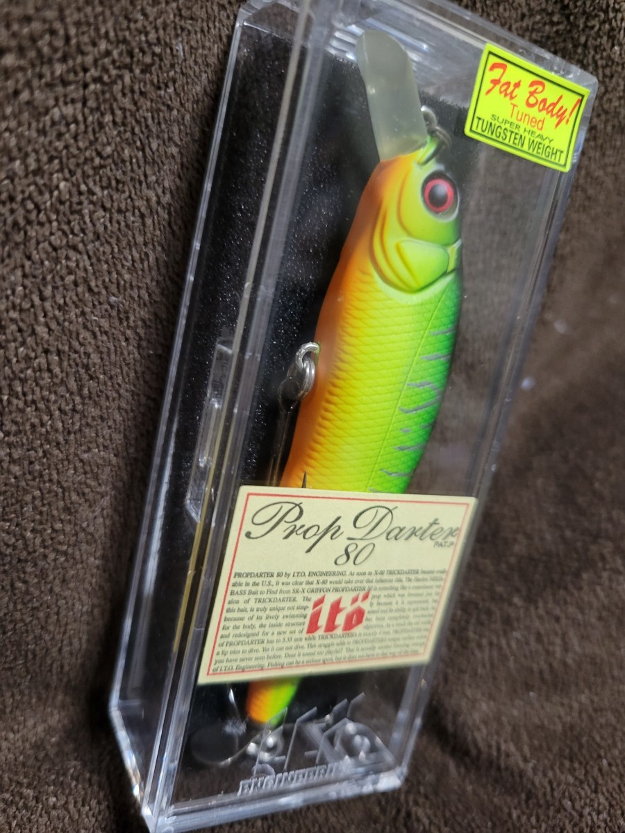 ★Megabass★PROP DARTER 80 メガバス プロップダーター80 MAT TIGER 新品未開封品 Length 80.5mm Weight 1/4oz ボイルアクション 伊東由樹_画像5