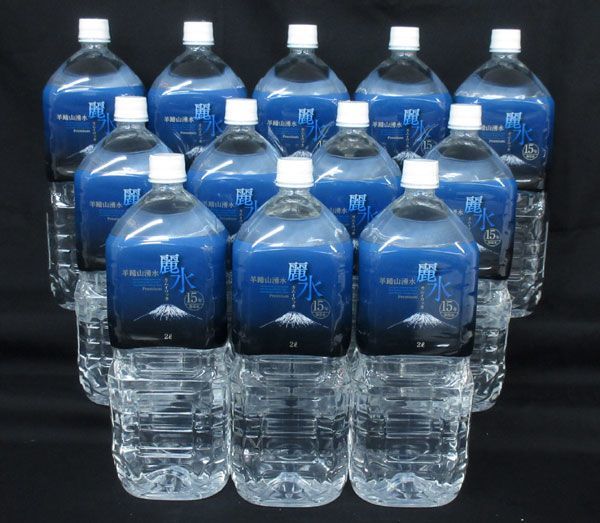 送料300円(税込)■st740■(0105)◎15年保存水 羊蹄山湧水 麗水 2L 12本【シンオク】_画像1