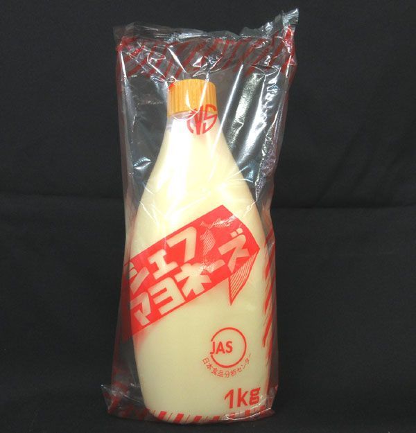 送料300円(税込)■az318■◎ニッショク シェフマヨネーズ 1kg 12点【シンオク】_画像2