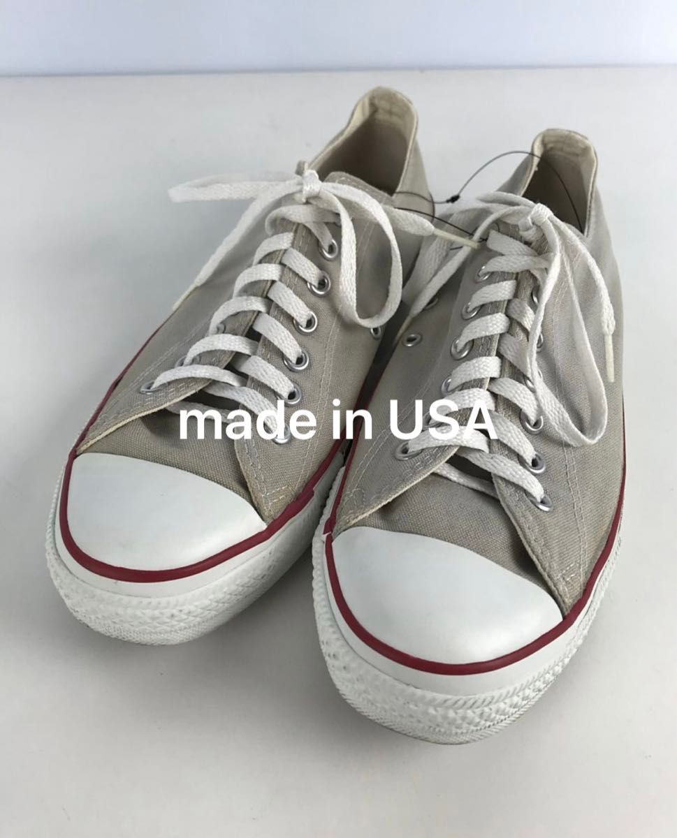 メインカラーグレーCONVERSE◆90s/USA製/ALL STAR/ローカットスニーカー/US10/GRYキャンバス