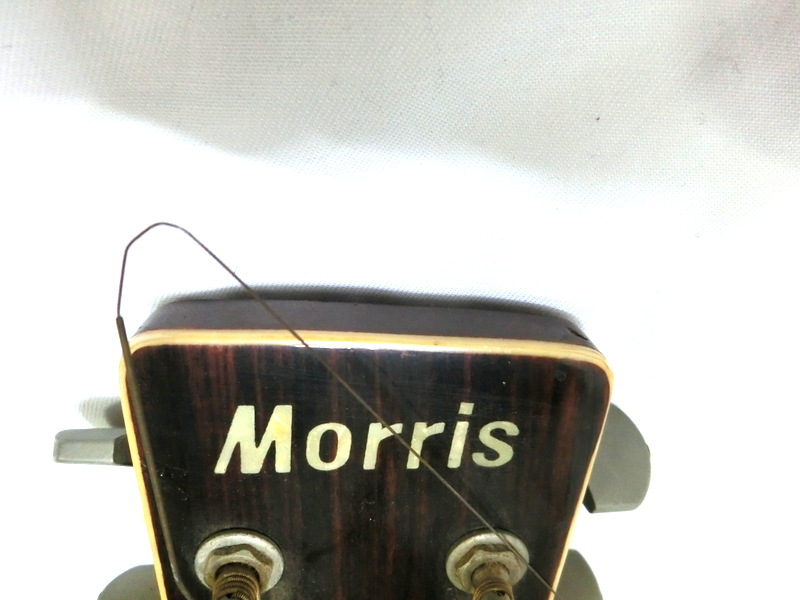 1000円スタート アコースティックギター Morris MODEL NO.W-30 本体のみ モーリス 音楽 演奏 アコギ 弦楽器 6弦 ライブ バンド 12 NEW8★_画像7