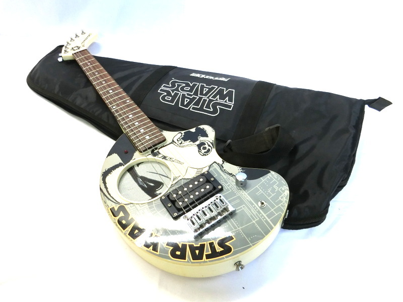 1000円スタート エレキギター ミニギター FERNANDES STARWARS ゾウさん フェルナンデス スターウォーズ 音出し時ノイズ有 COYA BSM12_画像1