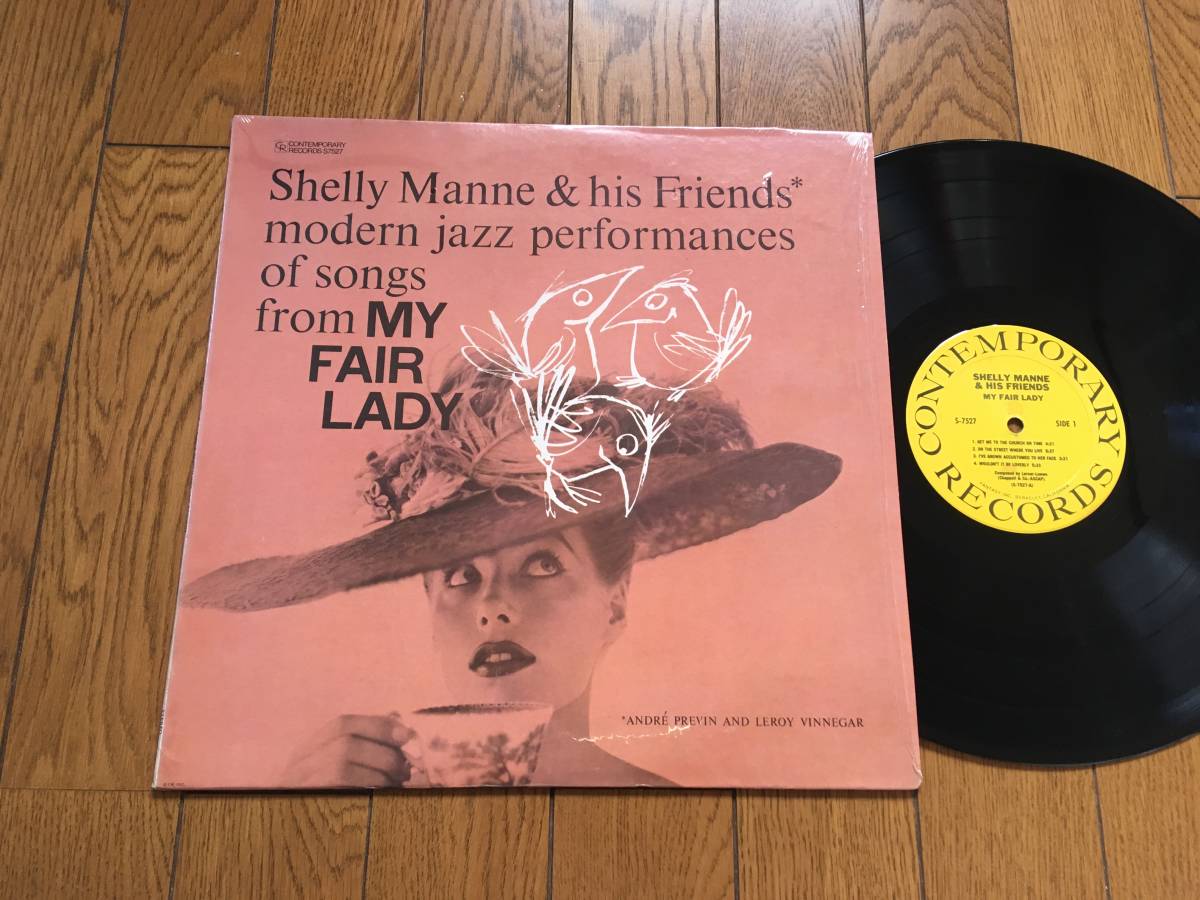 ★ピアノ・トリオ！CONTEMPORARY シェリー・マン SHELLY MANNE TRIO／MY FAIR LADY ※ピアノはアンドレ・プレヴィン ANDRE PREVIN_画像1